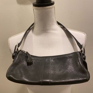 Coach Black Leather Handbag EUC!